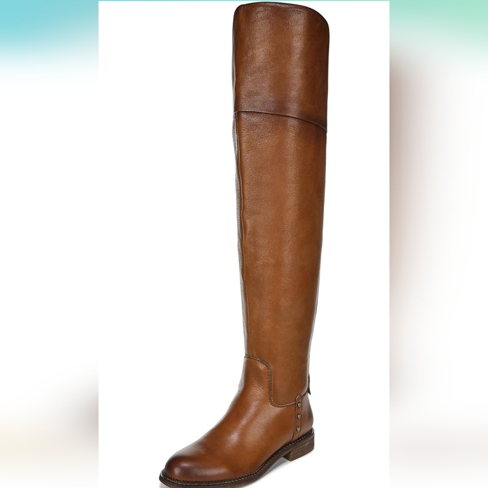 Franco Sarto leather Carlisle over the knee boots NWT Size 6